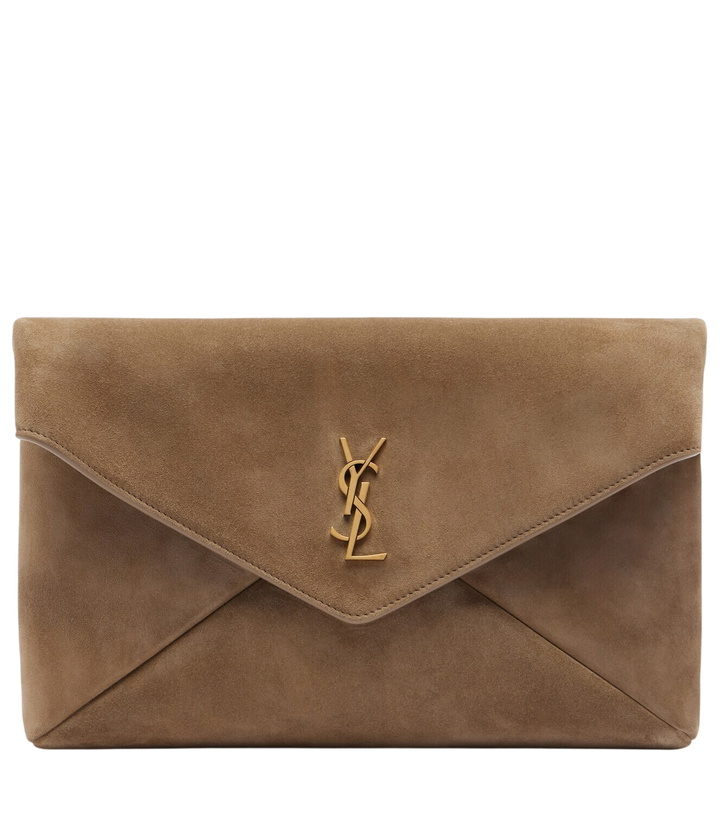 Photo: Saint Laurent Cassandre suede pouch