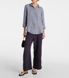 Velvet Franny cotton wide-leg pants