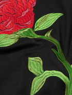 Endless Joy - Embroidered Cotton-Jersey T-Shirt - Black