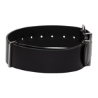 N.Hoolywood Black Leather Bracelet