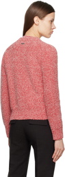 Ferragamo Red Bouclé Cardigan