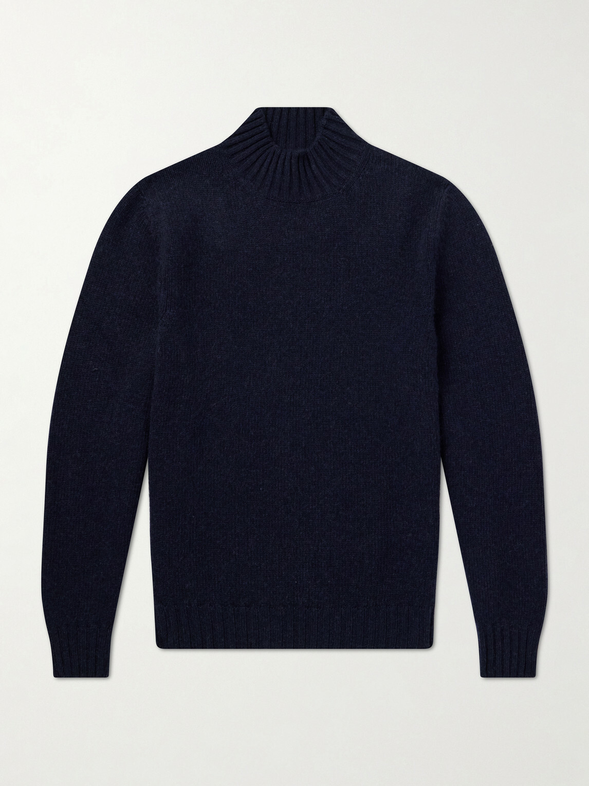 FEDELI - Onda Wool and Cashmere-Blend Sweater - Blue Fedeli