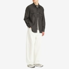 Taion Men's Military Pocket Shirt in Black