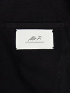 Mr P. - Corduroy-Trimmed Organic Cotton Coach Jacket - Black