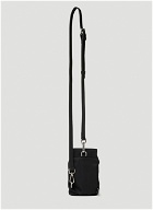 Hex Pouch Mini Crossbody Bag in Black