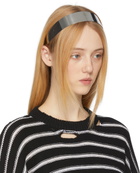 MM6 Maison Margiela Silver Metal Headband