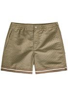 Che Lucena Printed Stretch-shell Swim Shorts Light Brown