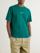 Aimé Leon Dore - Logo-Embroidered Cotton-Jersey T-Shirt - Green