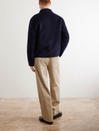 Officine Générale - Mazir Wool Bomber Jacket - Blue