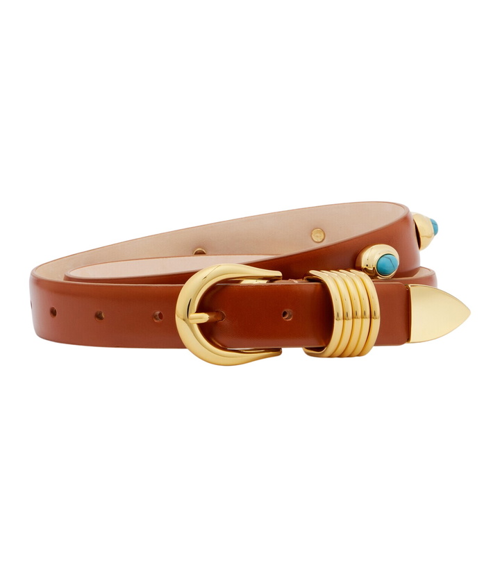 Photo: Déhanche Hollyhock embellished leather belt