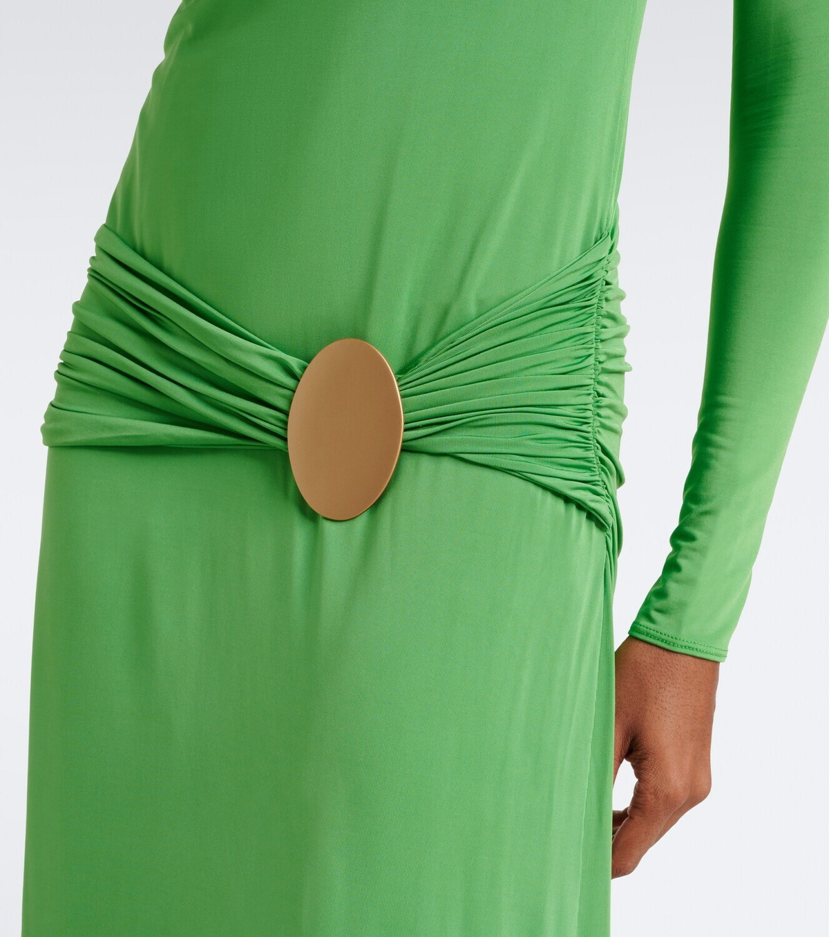 Cala de la Cruz Eres gathered jersey maxi dress