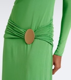 Cala de la Cruz Eres gathered jersey maxi dress