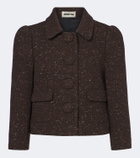 Shushu/Tong Wool-blend cropped jacket