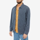 Portuguese Flannel Men's Labura Chore Jacket in Navy