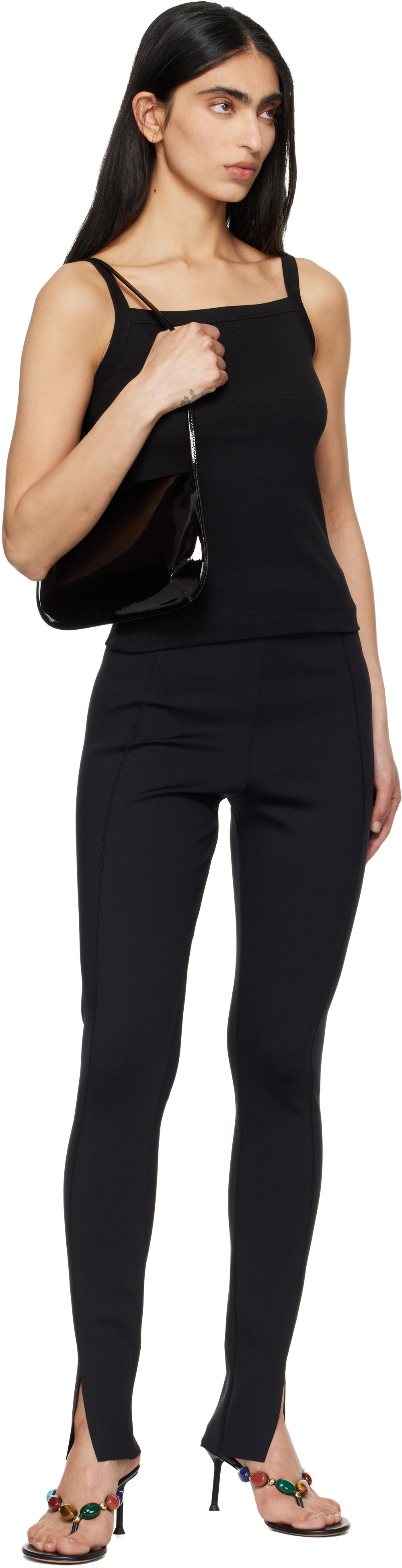 FLORE FLORE Black May Camisole