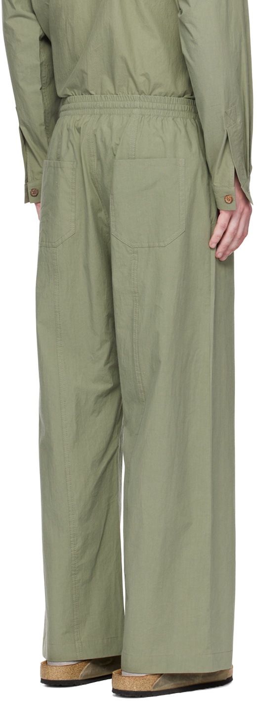 XENIA TELUNTS Green Restful Trousers