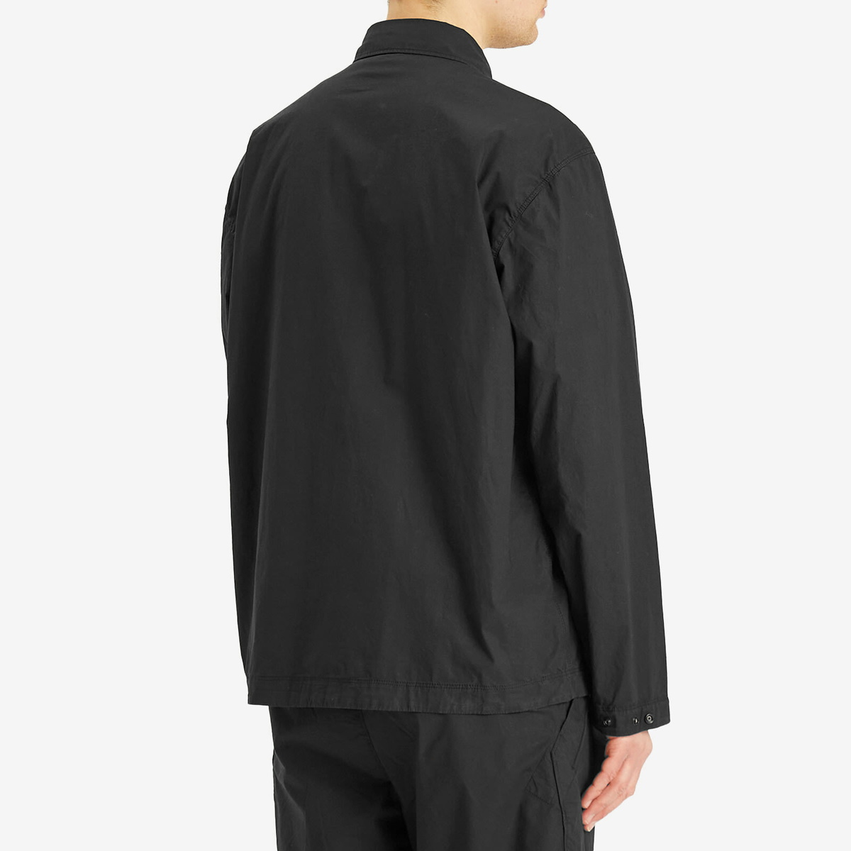 Stone Island Men's Tela Paracadute Shirt Jacket in Black Stone Island
