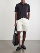 Frescobol Carioca - Luca Cotton-Piqué Polo Shirt - Black