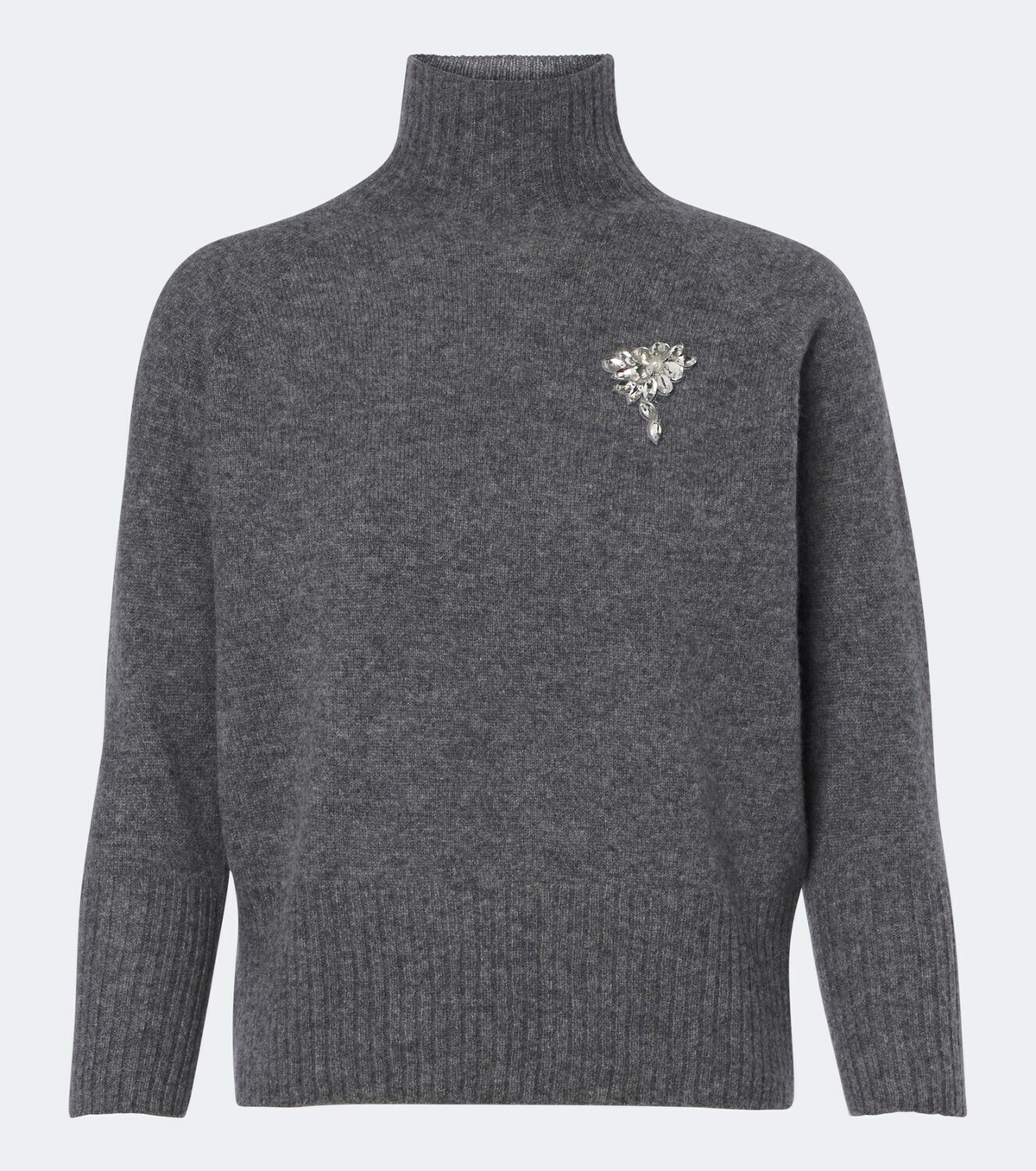 Simone Rocha Embellished cashmere turtleneck sweater