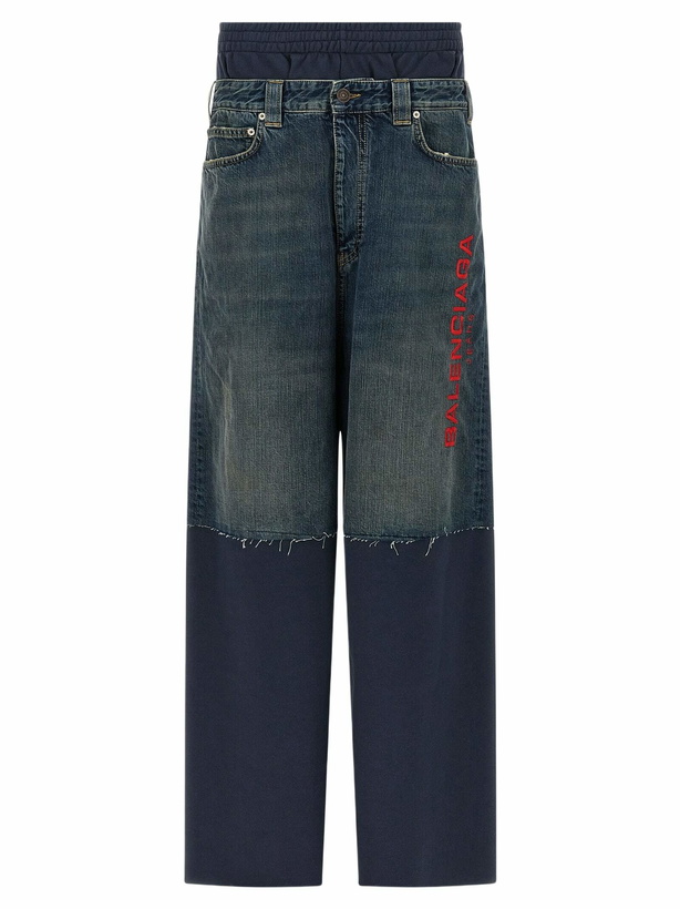 Photo: Balenciaga Jeans Insert Joggers