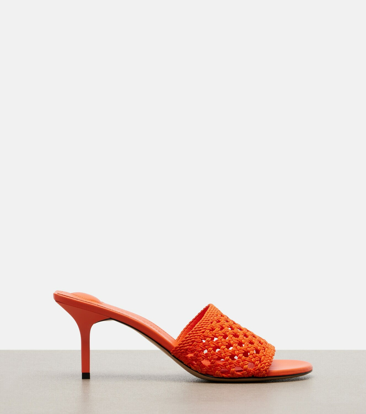Jacquemus Cubisto woven raffia-effect mules