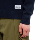 Neighborhood Men's High Neckwool Sweater in Navy