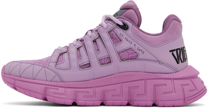 Versace Purple Trigreca Sneakers