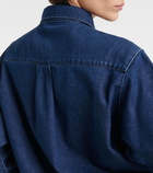 Tove Navie denim shirt