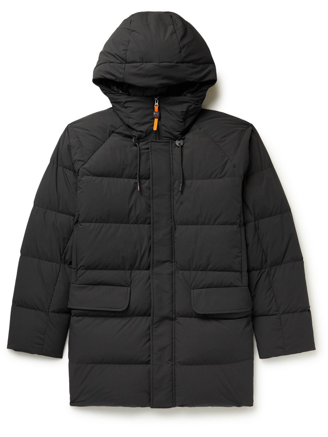 Photo: Aspesi - Quilted Shell Hooded Down Parka - Black