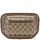 Gucci Men's GG Supreme Monogram Waist Bag in Tan