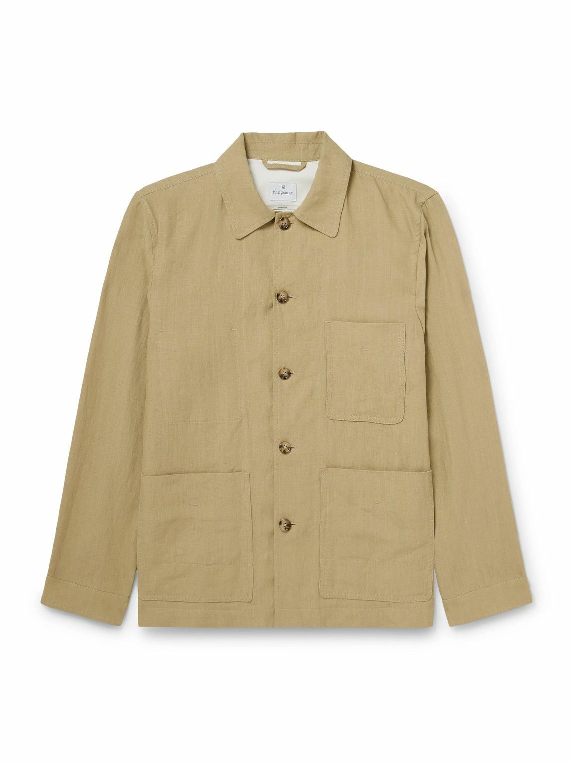 Kingsman - Valstar Linen Overshirt - Neutrals