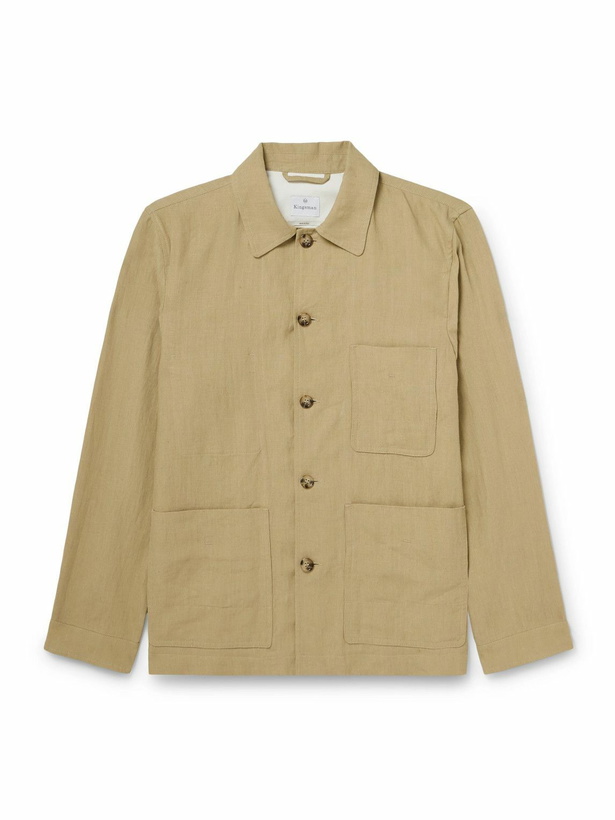 Photo: Kingsman - Valstar Linen Overshirt - Neutrals