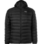 Arc'teryx - Cerium LT Slim-Fit Quilted Ripstop Hooded Down Jacket - Black