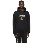 VETEMENTS Black Antwerpen Hoodie