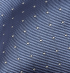 PAUL SMITH - 8cm Polka-Dot Silk-Jacquard Tie - Blue