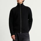 MM6 Maison Margiela Men's Zip Through Jumper in Black