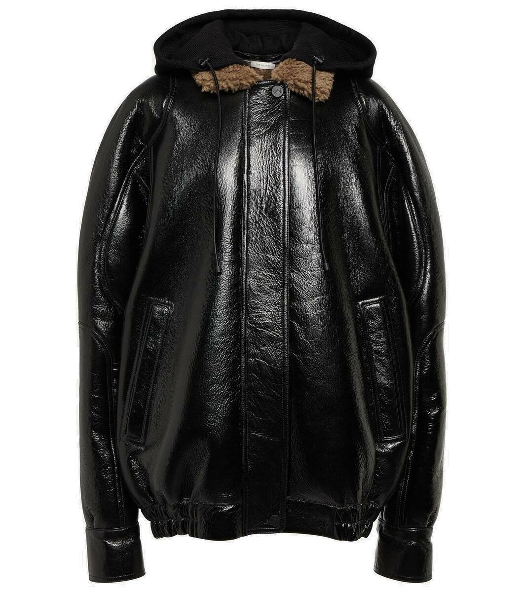 Photo: The Mannei Batumi oversized leather jacket