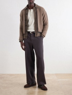 Corridor - Wide-Leg Cotton-Twill Trousers - Brown