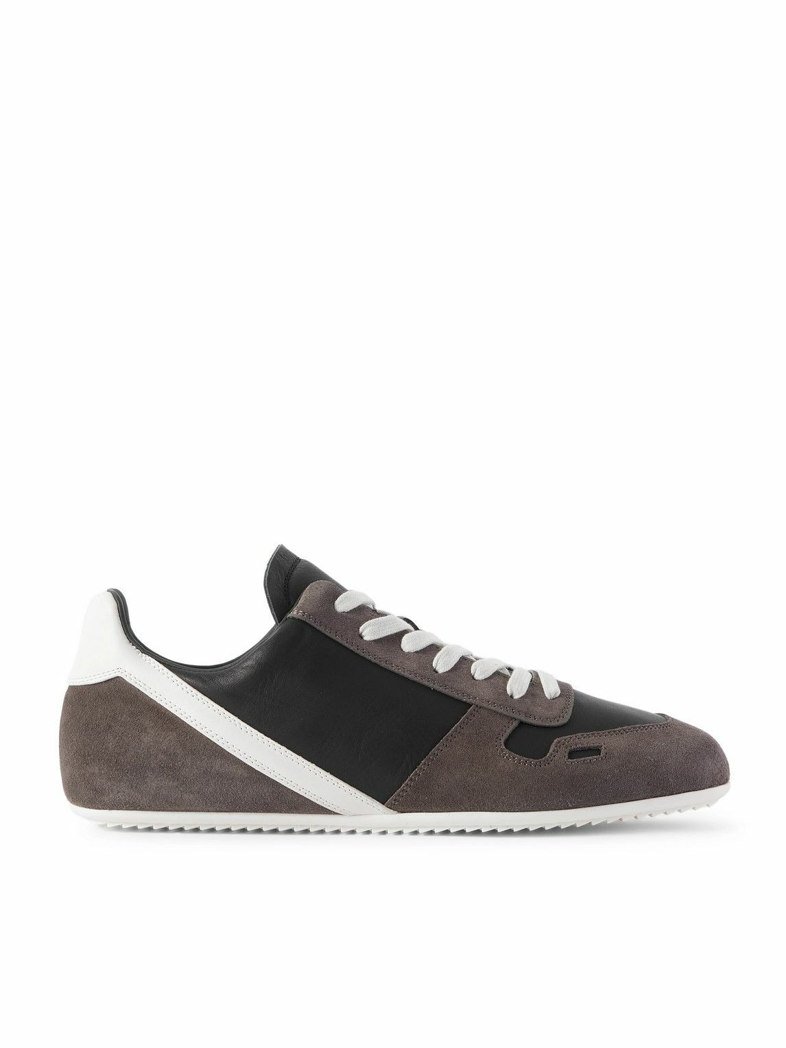 Rick Owens Black Rubber Performa Low-Top Sneakers Rick Owens