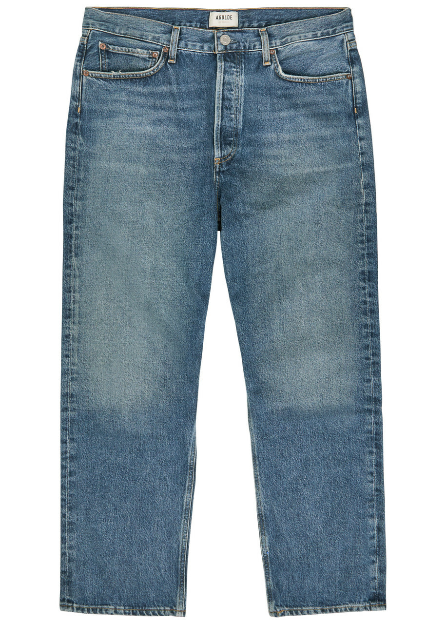 Agolde 90s Straight-leg Jeans Dark Blue
