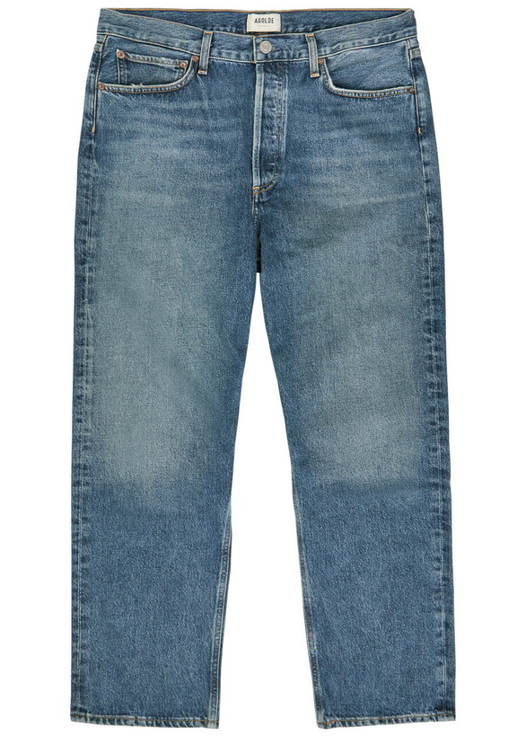 Photo: Agolde 90s Straight-leg Jeans Dark Blue