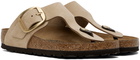 Birkenstock Beige Gizeh Sandals