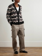 Missoni - Striped Wool-Blend Jacquard Cardigan - Gray