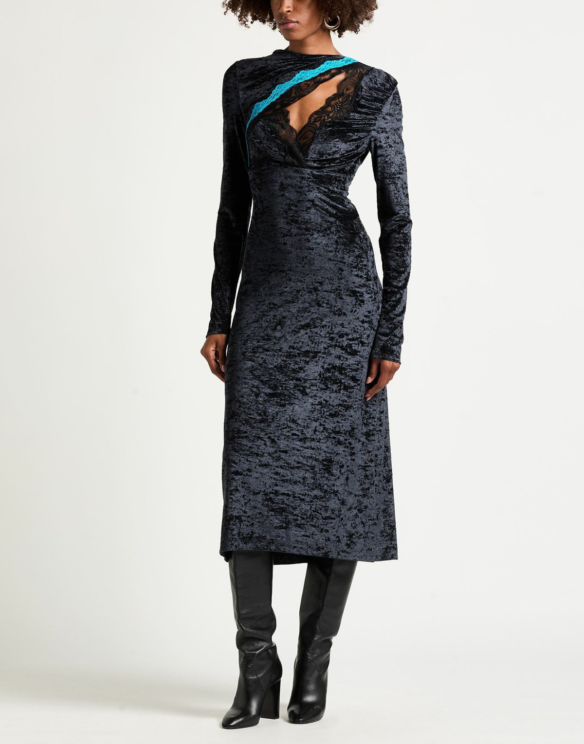 Vaillant Womens Midi dress in Black