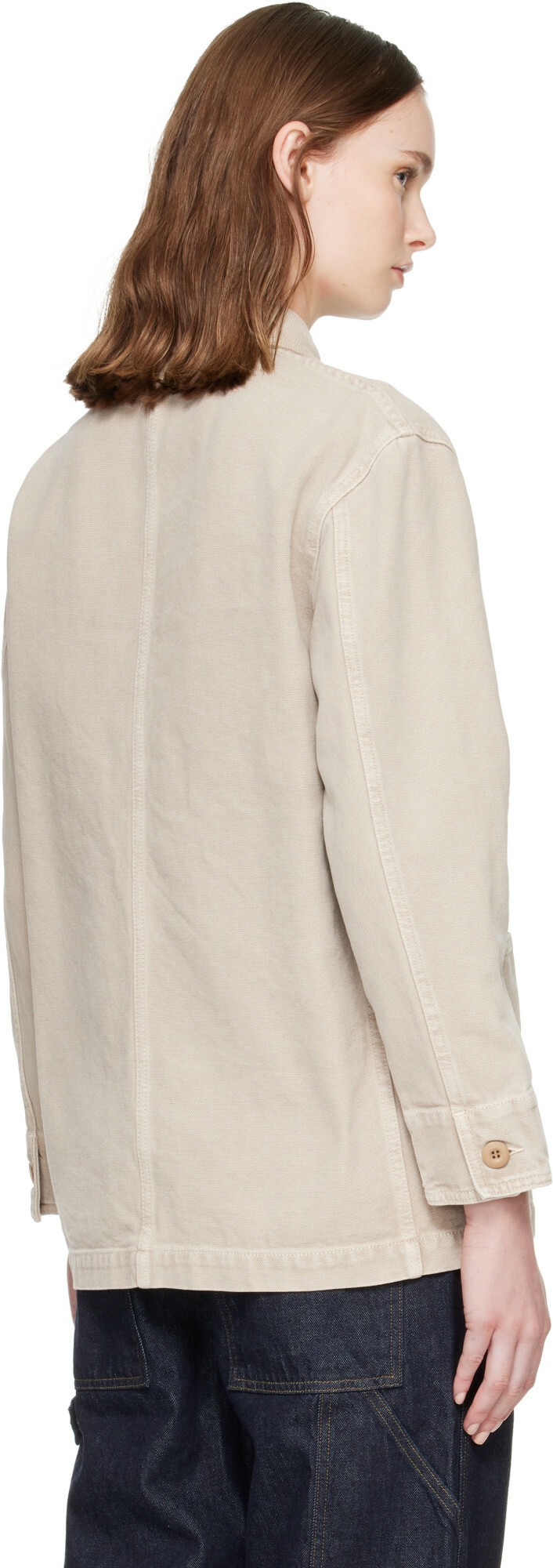 A.P.C. Beige Mina Chore Jacket