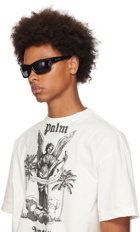 Palm Angels Black Adin Sunglasses