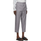 Jil Sander Grey Gabardine Trousers