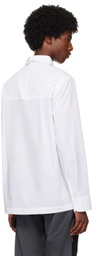 Olly Shinder White Vanishing Tie Shirt