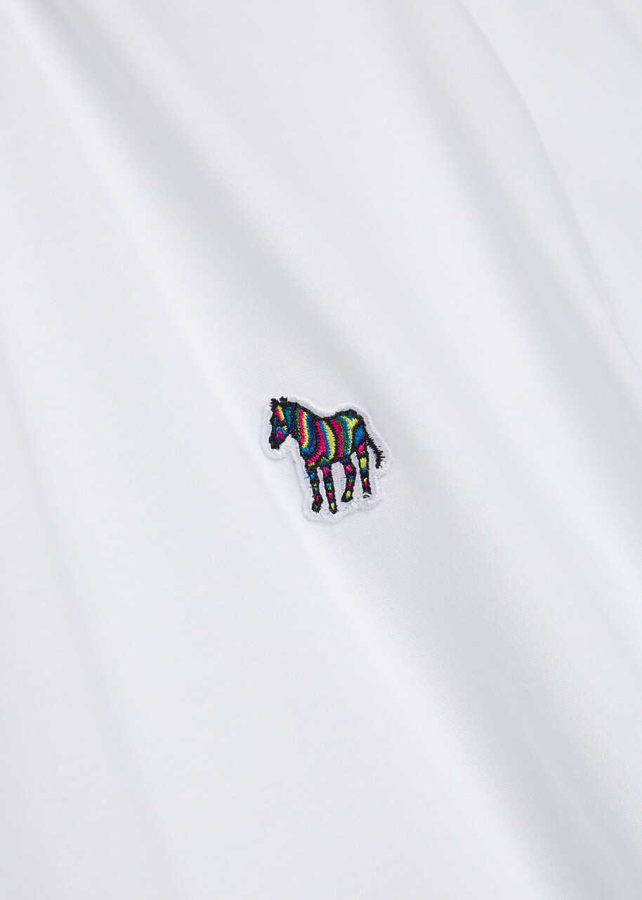 PS Paul Smith Appliquéd Cotton T-shirt White