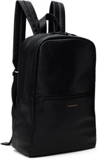 Common Projects Black Soft Leather Simple Backpack